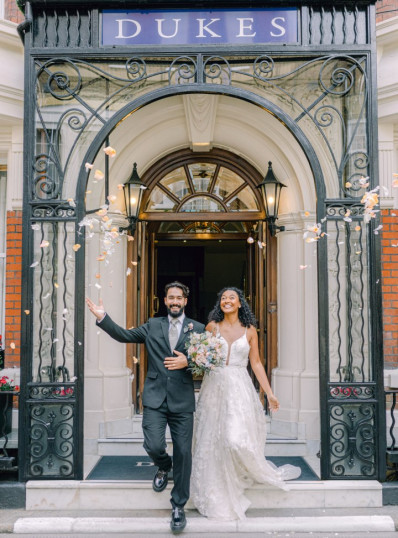 Dukes london   wedding entrance edited large www.dukeshotel.com